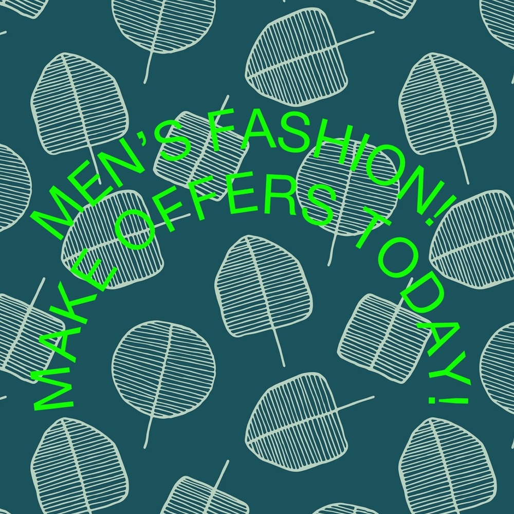 Men’s fashion and shoes!